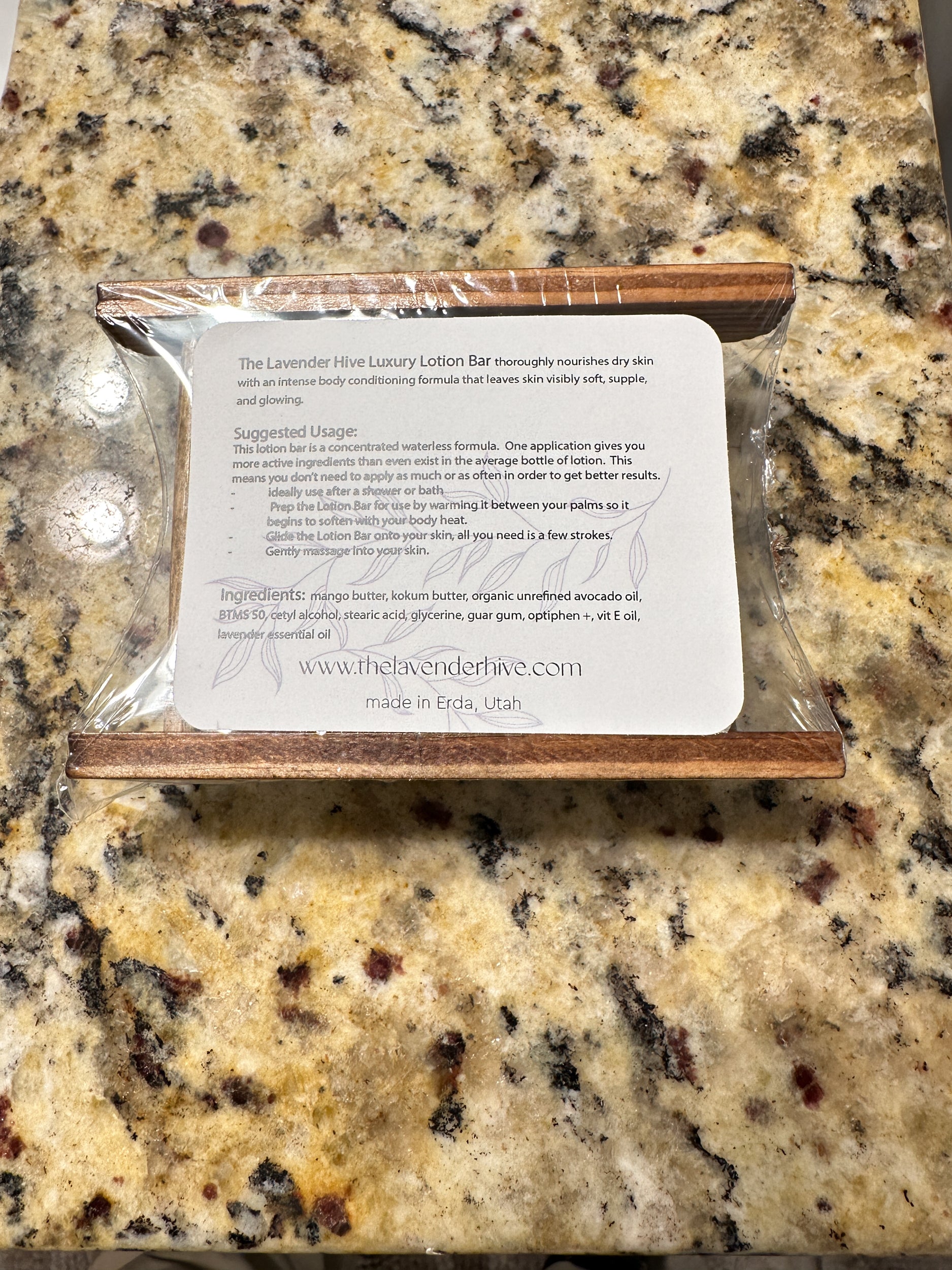 Luxury In-Shower Lotion Bar