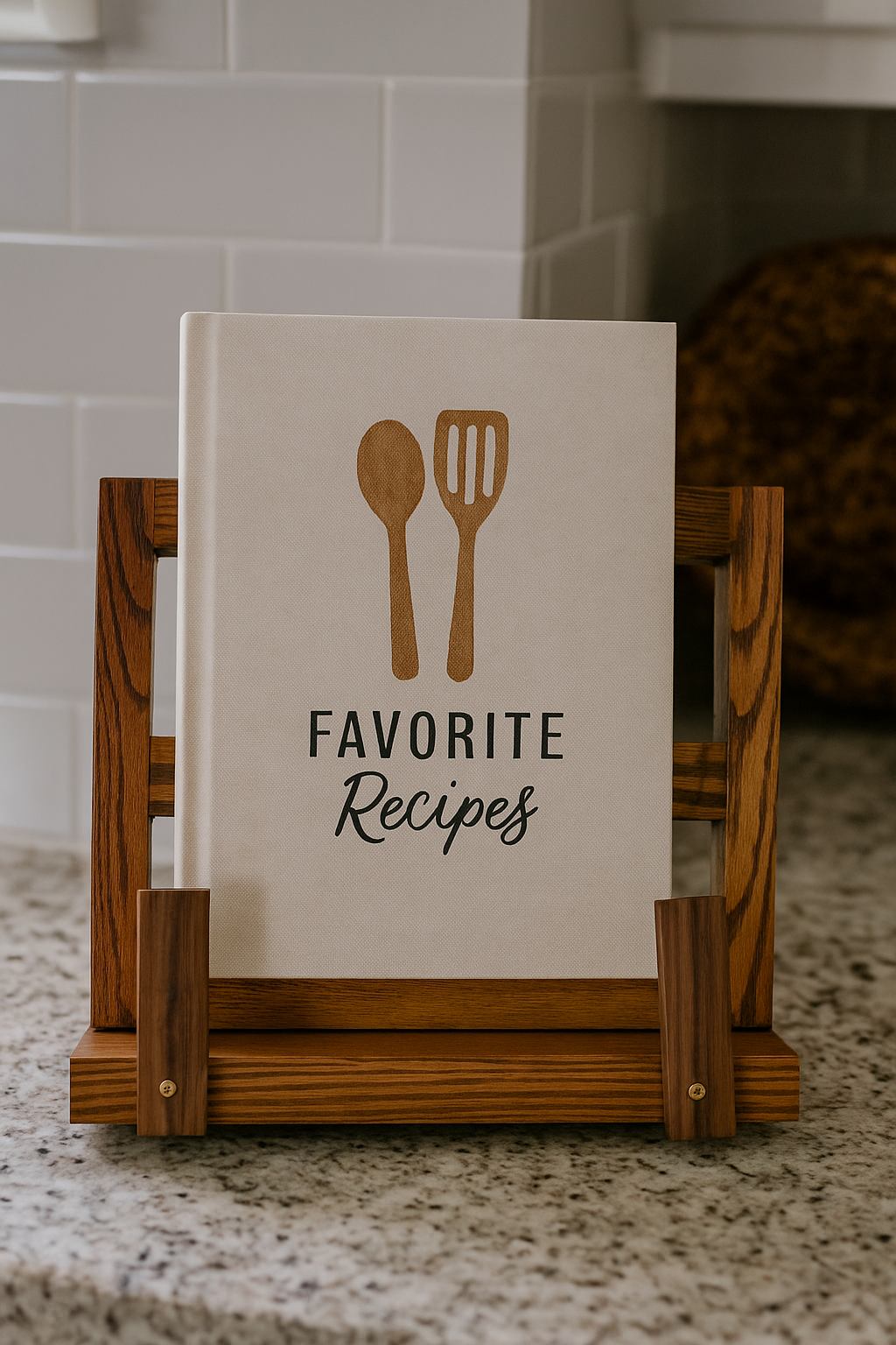 Hand Crafted Recipe Book Holder