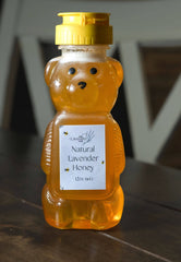 The Lavender Hive 12oz Natural Lavender Honey Bear Bottle